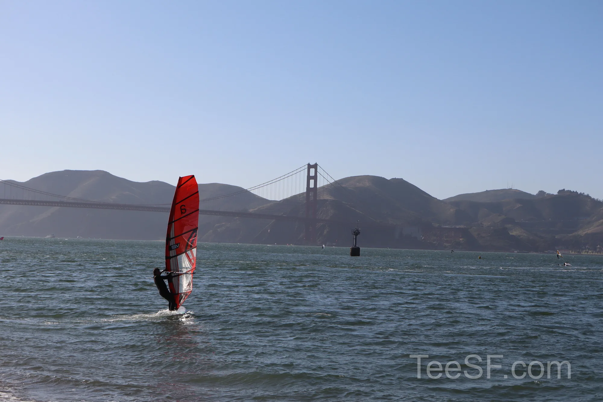 golden Gate Bridge From Beach during a Stripe Sessions 2026 visit in San Francisco.